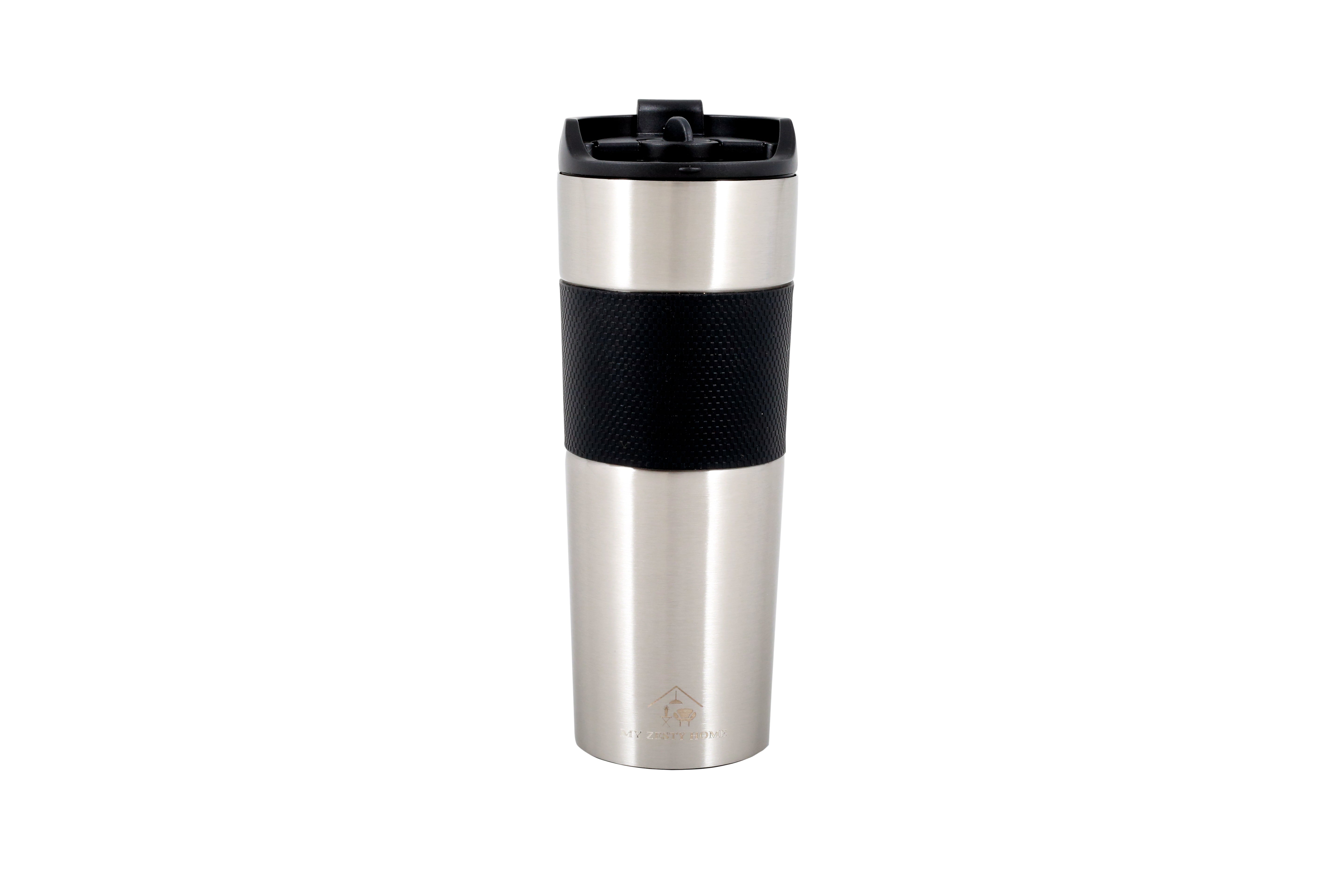 Travel French Press, Portable 15oz Stainless Steel Insulated Coffee Mug