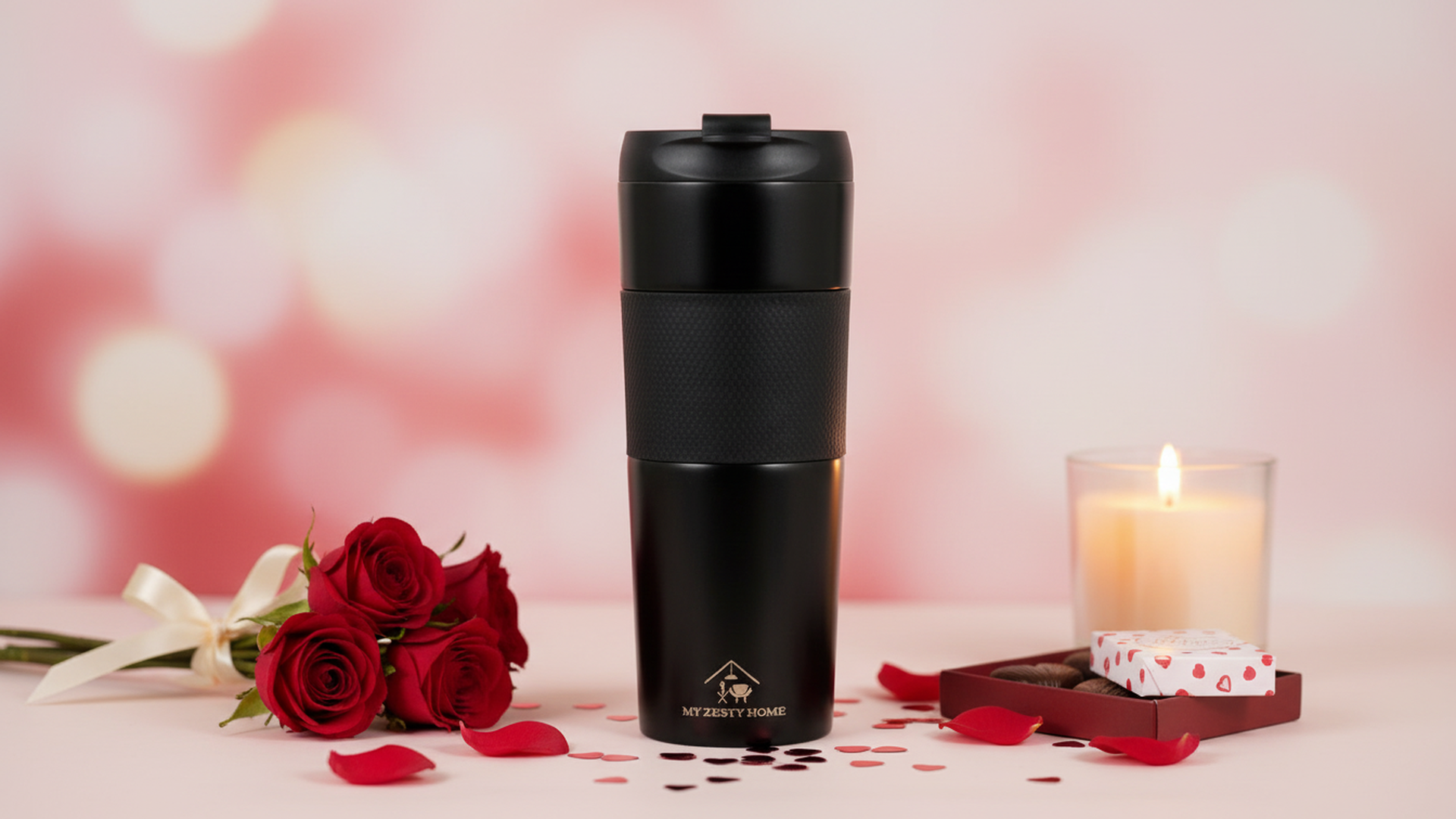 Travel French Press, Portable 15oz Stainless Steel Insulated Coffee Mug